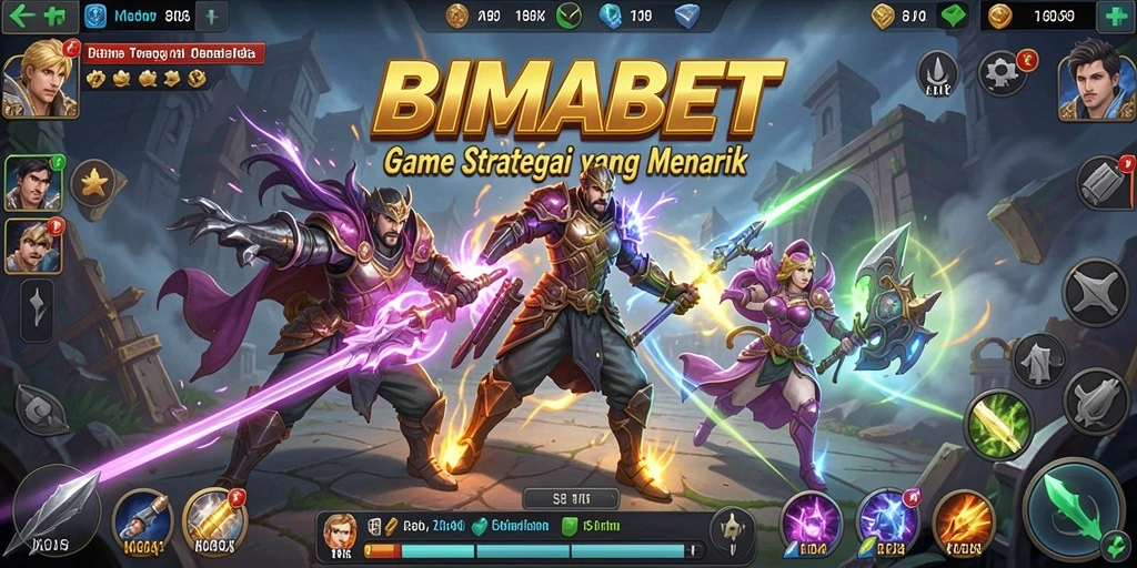 Screenshot gameplay menampilkan strategi epik dalam <strong>BIMABET</strong>.