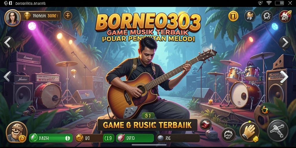 Gameplay seru BORNEO303 dengan interaksi musik yang mendalam.