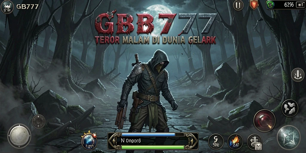 Tangkapan layar gameplay menakutkan dari GB777 dengan suasana mencekam.