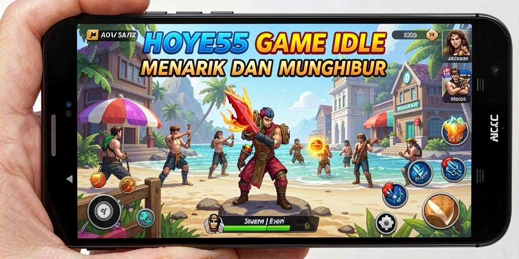 Tampilan gameplay HOYE55 yang menarik dan dinamis.