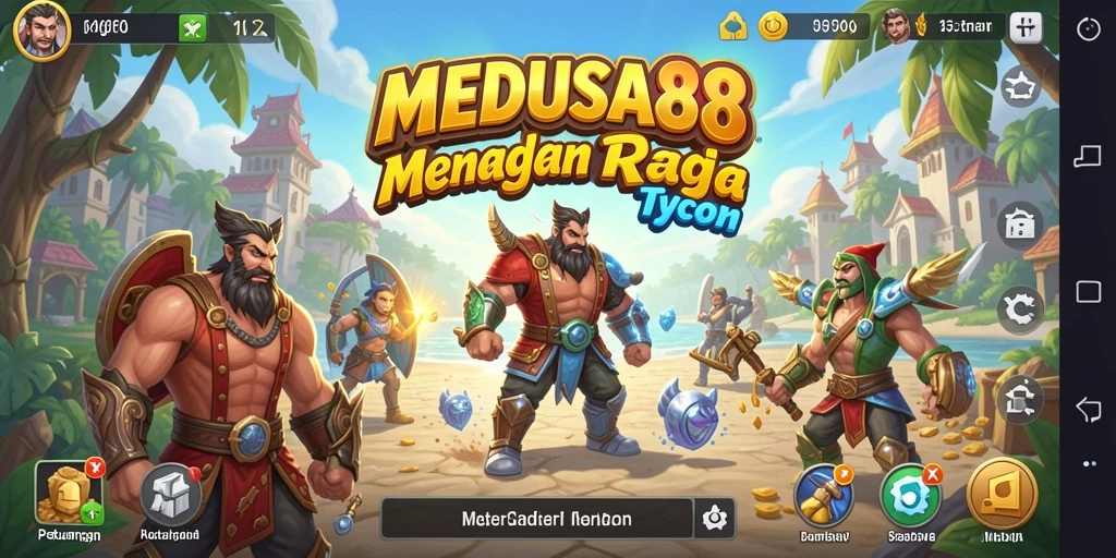 Tampilan permainan Tycoon yang seru dan penuh strategi.