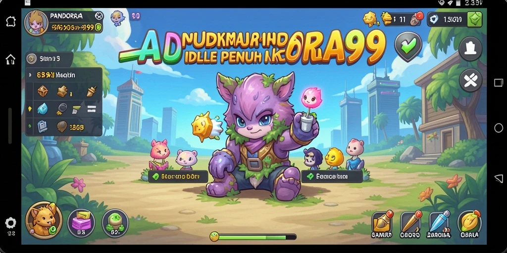 Tampilan gameplay PANDORA99 yang menyenangkan dan interaktif.