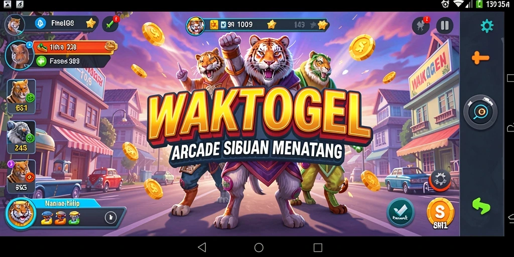 Gameplay WAKTOGEL yang menegangkan dan penuh tantangan.