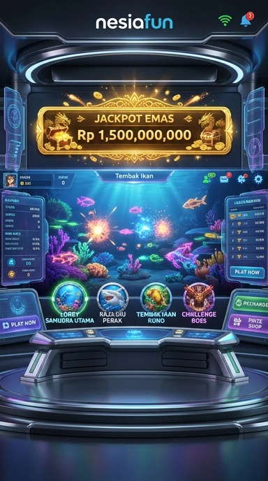 Tampilan antarmuka aplikasi nesiafun yang ramah pengguna.